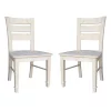 International Concepts 2-pc. Tuscany Dining Chair Set -Zuo Modern Shop 1329973