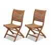 Amazonia Teak 2-pc. Teak Palu Outdoor Folding Chair Set 1 Amazonia Teak 2-pc. Teak Palu Outdoor Folding Chair Set -Zuo Modern Shop 1475341