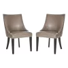 Safavieh 2-pc. Afton Bicast Leather Side Chair Set 2 Safavieh 2-pc. Afton Bicast Leather Side Chair Set -Zuo Modern Shop 1719848 Clay