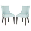 Safavieh 2-pc. Gretchen Blue Linen Side Chair Set -Zuo Modern Shop 1723991