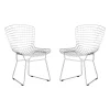 Zuo Modern 2-pc. Chrome Wire Dining Chair Set 1 Zuo Modern 2-pc. Chrome Wire Dining Chair Set -Zuo Modern Shop 1829524