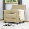 Baxton Studio Marquis Microfiber Club Chair 1 Baxton Studio Marquis Microfiber Club Chair -Zuo Modern Shop 2130348