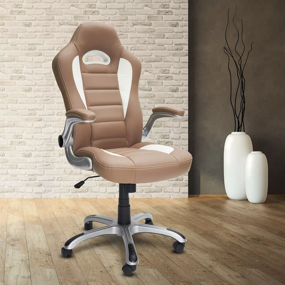 Techni Mobili Sport Race Executive Desk Chair Techni Mobili Sport Race Executive Desk Chair -Zuo Modern Shop 2255244 ALT