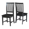 International Concepts Mission Dining Chair 2-piece Set 1 International Concepts Mission Dining Chair 2-piece Set -Zuo Modern Shop 2531717 Black