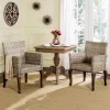 Safavieh Armando Wicker Dining Chair 2-piece Set -Zuo Modern Shop 2567018 White Washed