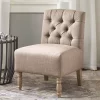 Madison Park Lina Button Tufted Upholstered Armless Accent Chair 2 Madison Park Lina Button Tufted Upholstered Armless Accent Chair -Zuo Modern Shop 2576026 Gray
