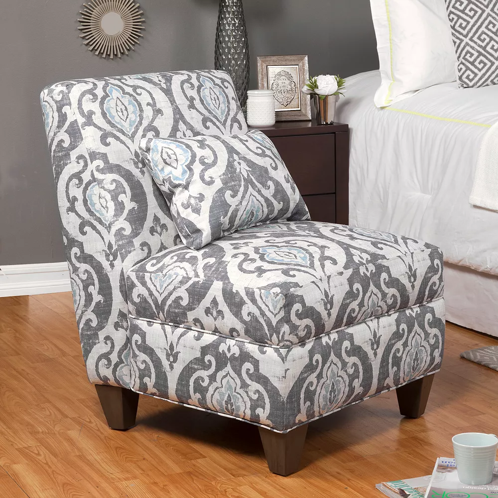 HomePop Accent Chair & Throw Pillow 2-piece Set HomePop Accent Chair & Throw Pillow 2-piece Set -Zuo Modern Shop 2693763 ALT