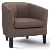 Simpli Home Austin Tub Accent Chair 1 Simpli Home Austin Tub Accent Chair -Zuo Modern Shop 2737123 Light Mocha