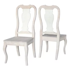 International Concepts Queen Dining Chair 2-piece Set