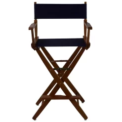 Casual Home 30" Extra-Wide Oak Finish Director's Chair Bar Stool -Zuo Modern Shop 2781903 ALT2