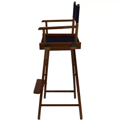 Casual Home 30" Extra-Wide Oak Finish Director's Chair Bar Stool -Zuo Modern Shop 2781903 ALT3