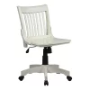 OSP Home Furnishings Deluxe Armless Wood Banker's Chair -Zuo Modern Shop 279943