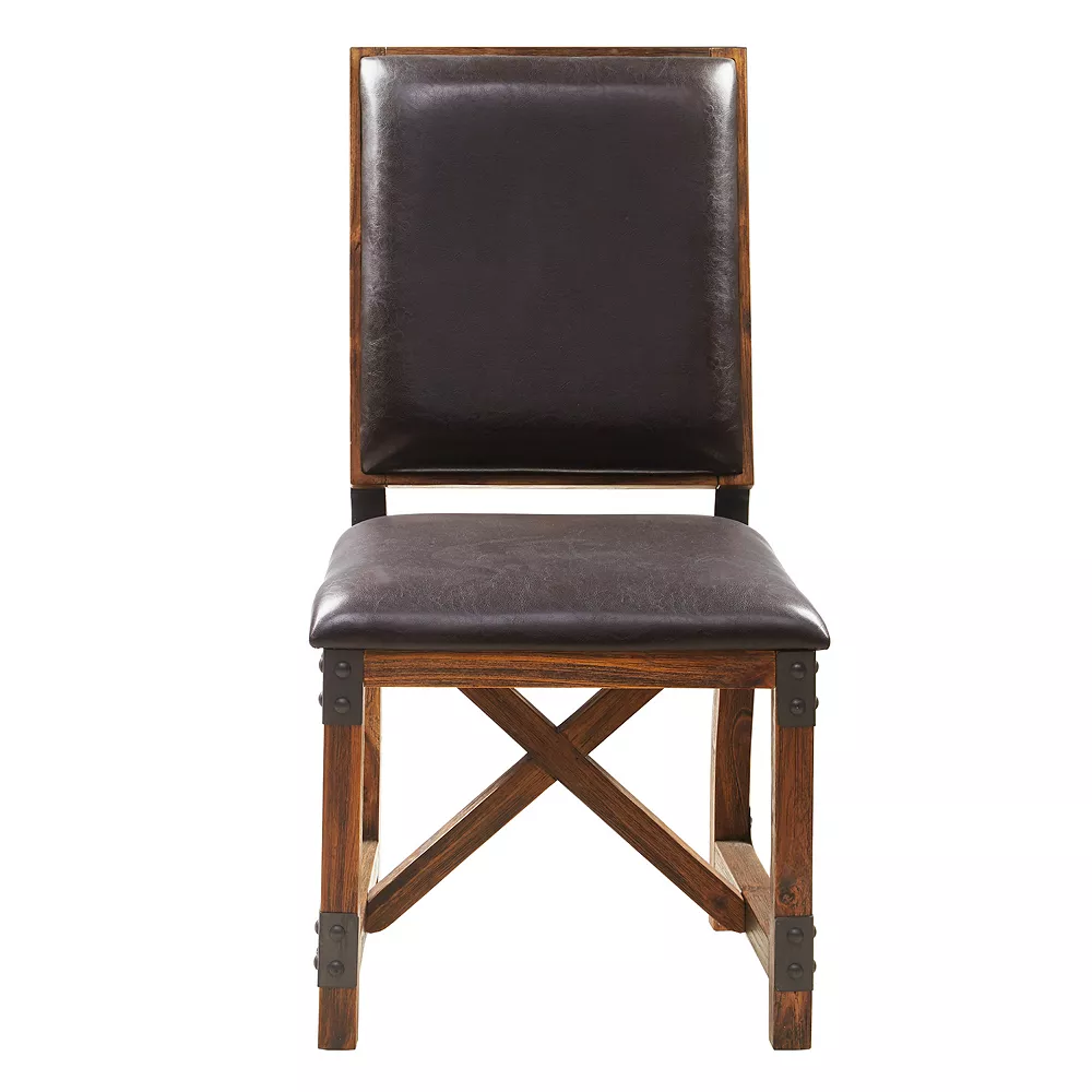 INK+IVY Lancaster Faux-Leather Dining Chair 8 INK+IVY Lancaster Faux-Leather Dining Chair - Image 6