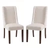 Madison Park Wing Back Dining Chair 2-piece Set -Zuo Modern Shop 2825269 Cream