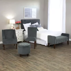 HomePop Velvet Parson Dining Chair 2-piece Set 9 HomePop Velvet Parson Dining Chair 2-piece Set -Zuo Modern Shop 2853805 ALT6