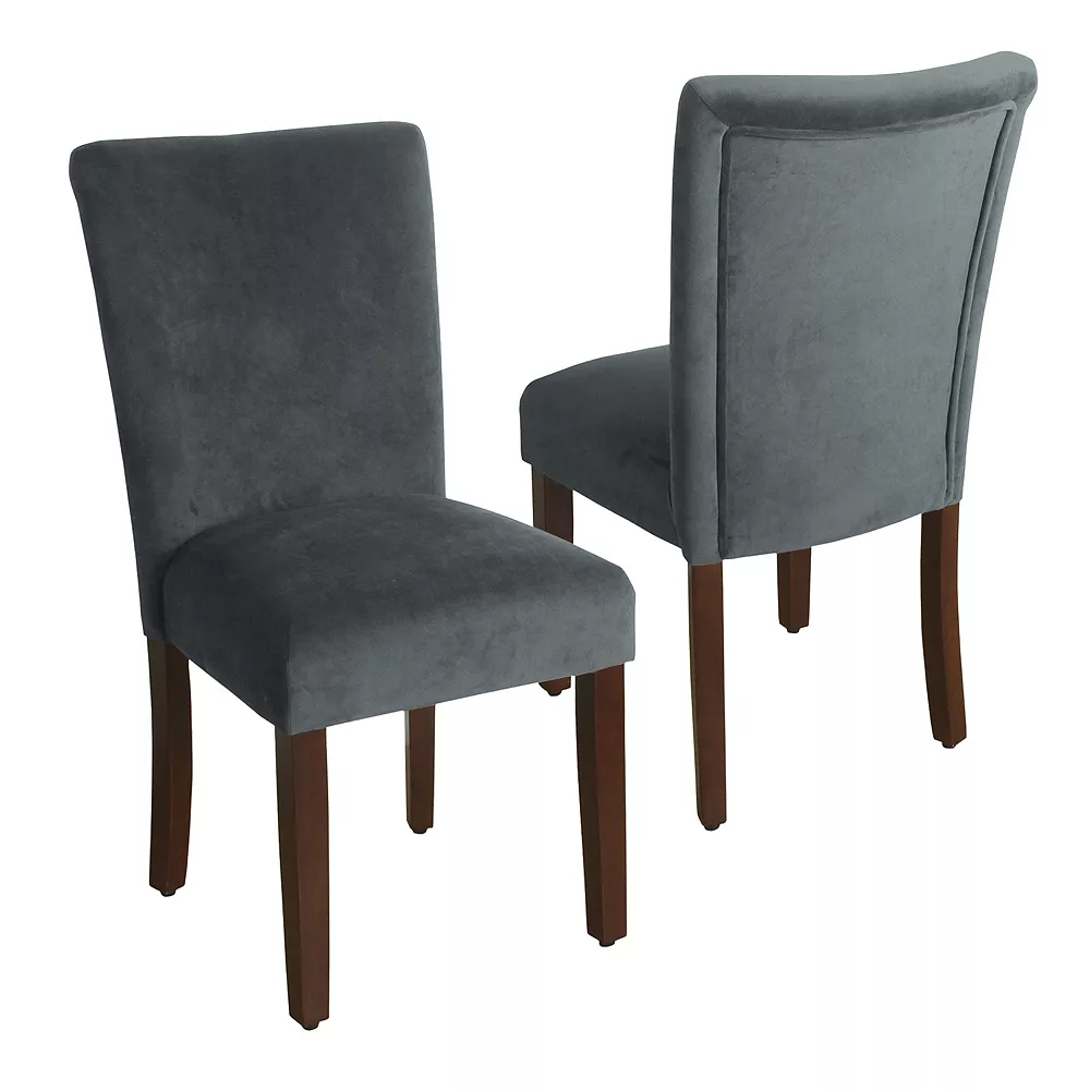 HomePop Velvet Parson Dining Chair 2-piece Set 3 HomePop Velvet Parson Dining Chair 2-piece Set