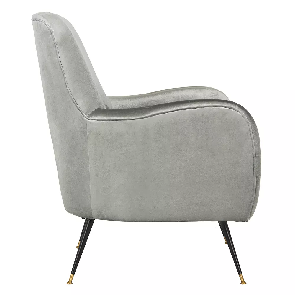 Safavieh Noelle Velvet Accent Chair 5 Safavieh Noelle Velvet Accent Chair - Image 3
