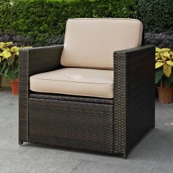 Crosley Furniture Palm Harbor Patio Arm Chair