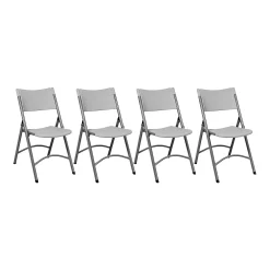Office Star Products Folding Chair 4-piece Set