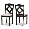 Baxton Studio Modern Beige Dining Chair 2-piece Set 2 Baxton Studio Modern Beige Dining Chair 2-piece Set -Zuo Modern Shop 3488324