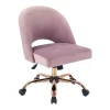 OSP Home Furnishings Lula Office Chair 2 OSP Home Furnishings Lula Office Chair -Zuo Modern Shop 3547582 Mauve