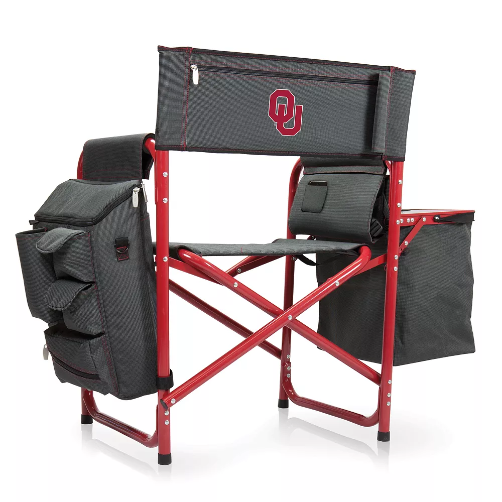Picnic Time Oklahoma Sooners Fusion Backpack Chair With Cooler 3 Picnic Time Oklahoma Sooners Fusion Backpack Chair With Cooler