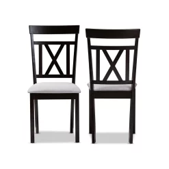 Baxton Studio Rosie Gray 2-pc. Dining Chair Set -Zuo Modern Shop 3606093 ALT2