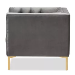 Baxton Studio Zanetta Dark Blue/Grey Chair 9 Baxton Studio Zanetta Dark Blue/Grey Chair -Zuo Modern Shop 3609137 ALT2
