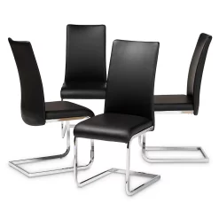 Baxton Studio Cyprien Dining Chair 4-piece Set