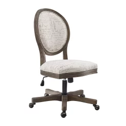 Linon Erin Script Office Chair