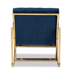 Baxton Studio Milano Tufted Accent Chair 8 Baxton Studio Milano Tufted Accent Chair -Zuo Modern Shop 3688917 ALT2