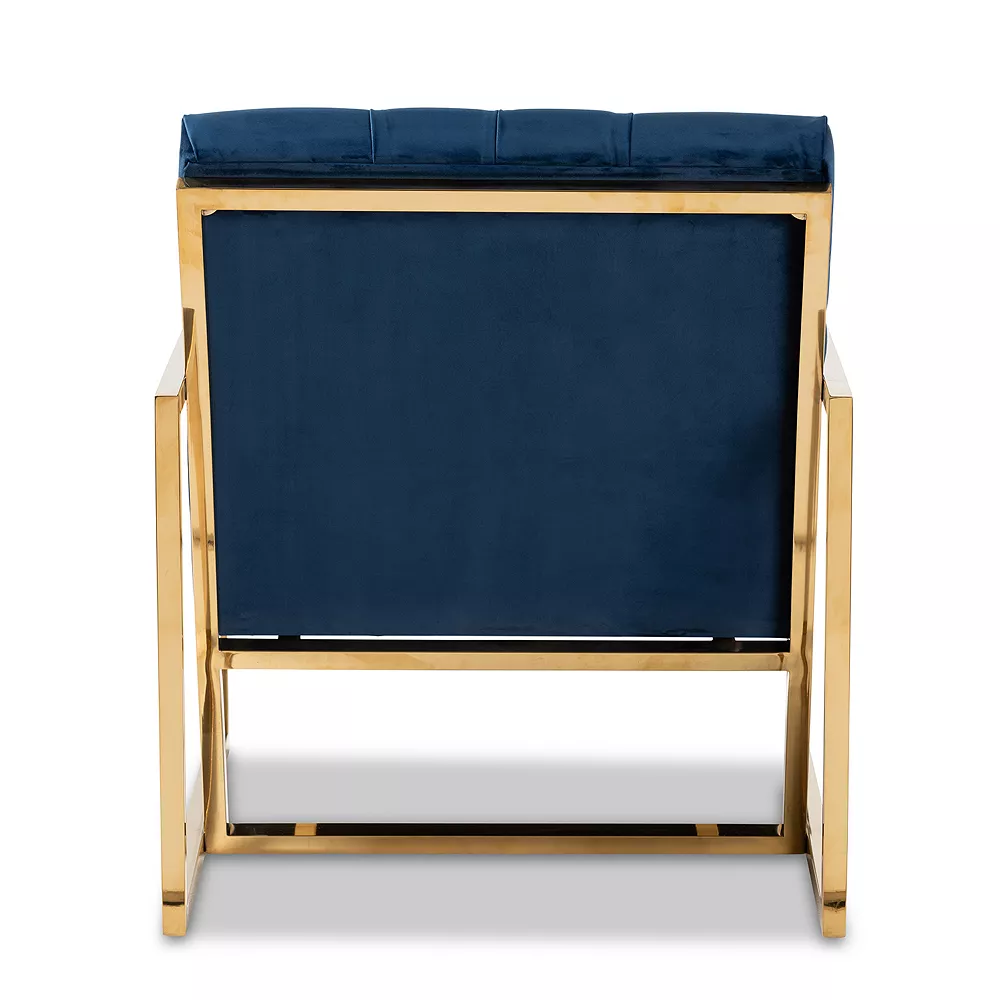Baxton Studio Milano Tufted Accent Chair 5 Baxton Studio Milano Tufted Accent Chair - Image 3