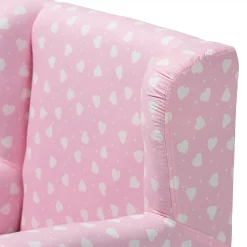 Baxton Studio Selina Pink Kid's Chair -Zuo Modern Shop 3689073 ALT3