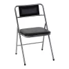 Cosco Stylaire Vinyl Padded Folding Chair 4-piece Set -Zuo Modern Shop 3782244 Silver