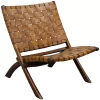Style Craft Basket Weave Cocnac Leather Lounge Chair 2 Style Craft Basket Weave Cocnac Leather Lounge Chair -Zuo Modern Shop 3816313