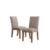 Dorel Living Linen Parsons Chair Set -Zuo Modern Shop 3868836