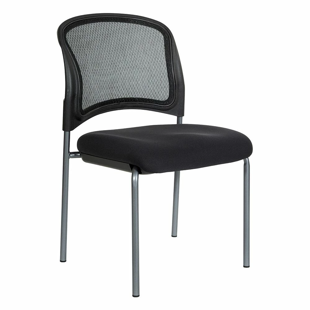 Office Star Products Titanium Finish Visitors Chair with ProGrid® Back and Straight Legs Office Star Products Titanium Finish Visitors Chair With ProGrid® Back And Straight Legs -Zuo Modern Shop 4265297