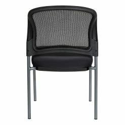 Office Star Products Titanium Finish Visitors Chair With ProGrid® Back And Straight Legs 4 Office Star Products Titanium Finish Visitors Chair With ProGrid® Back And Straight Legs -Zuo Modern Shop 4265297 ALT2