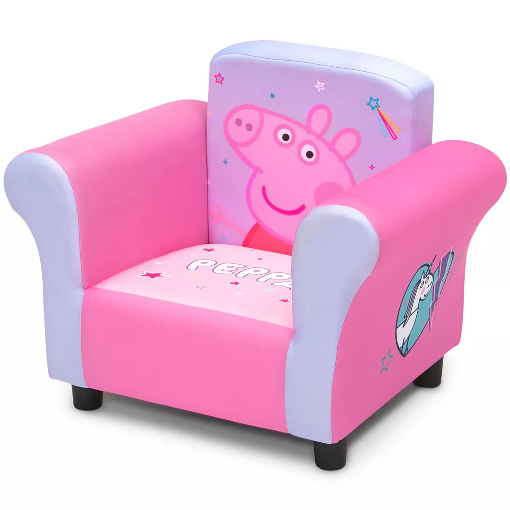 Delta Children Peppa Pig Upholstered Chair 4 Delta Children Peppa Pig Upholstered Chair - Image 2