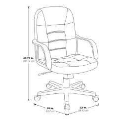Office Star Products Executive Desk Chair -Zuo Modern Shop 4629842 ALT99