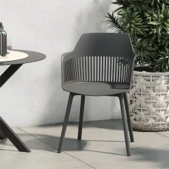 CosmoLiving Camelo Indoor / Outdoor Slat Back Dining Chair 2-piece Set 9 CosmoLiving Camelo Indoor / Outdoor Slat Back Dining Chair 2-piece Set -Zuo Modern Shop 4630030 ALT