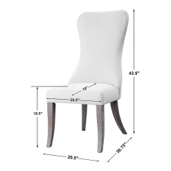 Uttermost Caledonia Armless Dining Chair 9 Uttermost Caledonia Armless Dining Chair -Zuo Modern Shop 4634818 ALT99