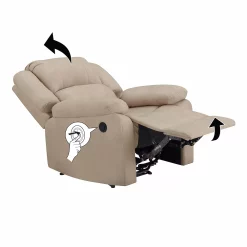 Relax-a-Lounger Kenna Power Recliner Chair 13 Relax-a-Lounger Kenna Power Recliner Chair -Zuo Modern Shop 4780047 ALT6