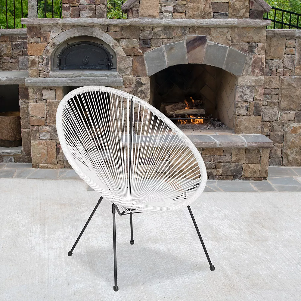 Flash Furniture Valencia Indoor / Outdoor Accent Chair 4 Flash Furniture Valencia Indoor / Outdoor Accent Chair - Image 2