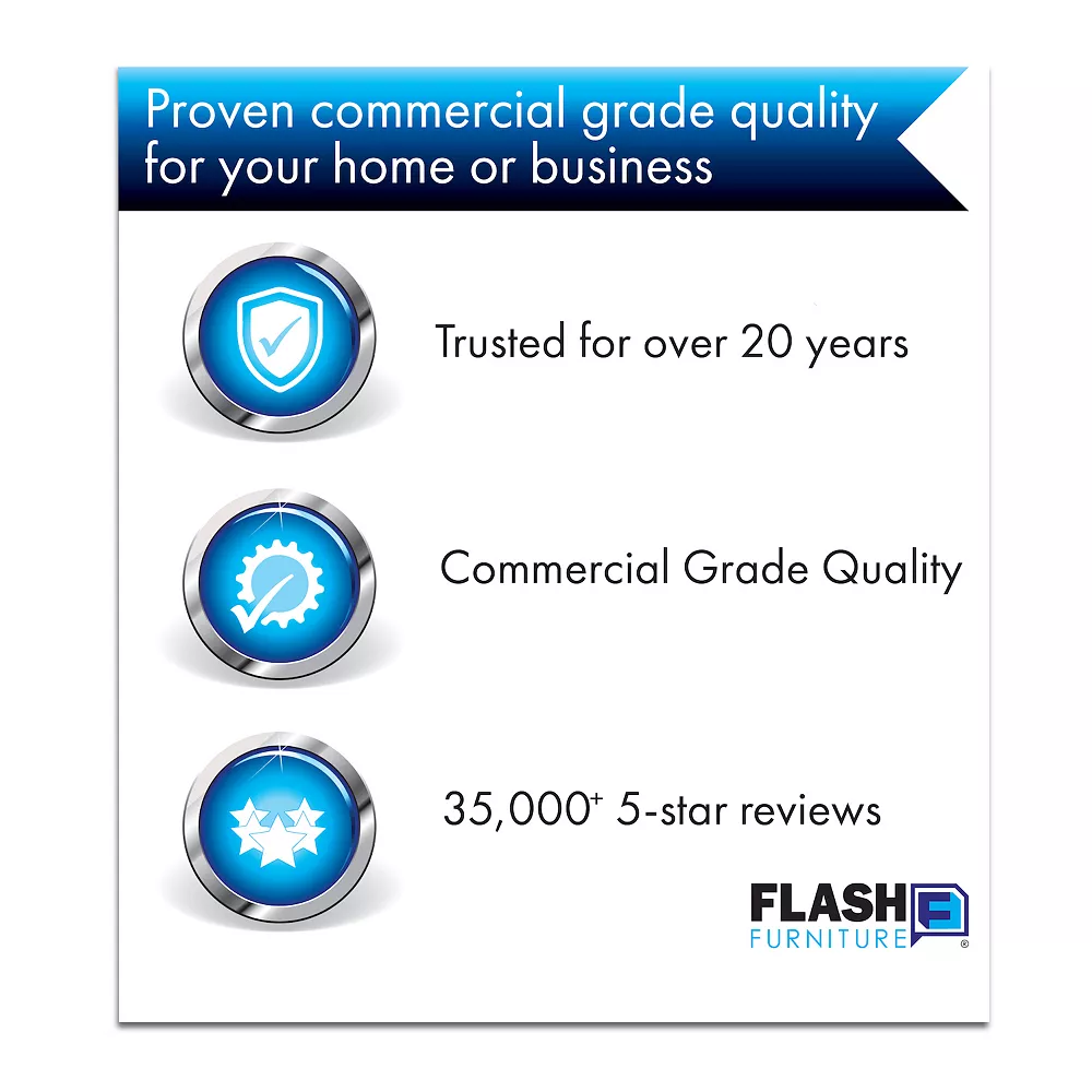 Flash Furniture Left Handed Flip-Up Desk Chair 8 Flash Furniture Left Handed Flip-Up Desk Chair - Image 6