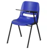 Flash Furniture Blue Left Handed Flip-Up Desk Chair -Zuo Modern Shop 4797503