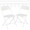 Flash Furniture Hercules Folding Chair 10-piece Set -Zuo Modern Shop 4805080 White