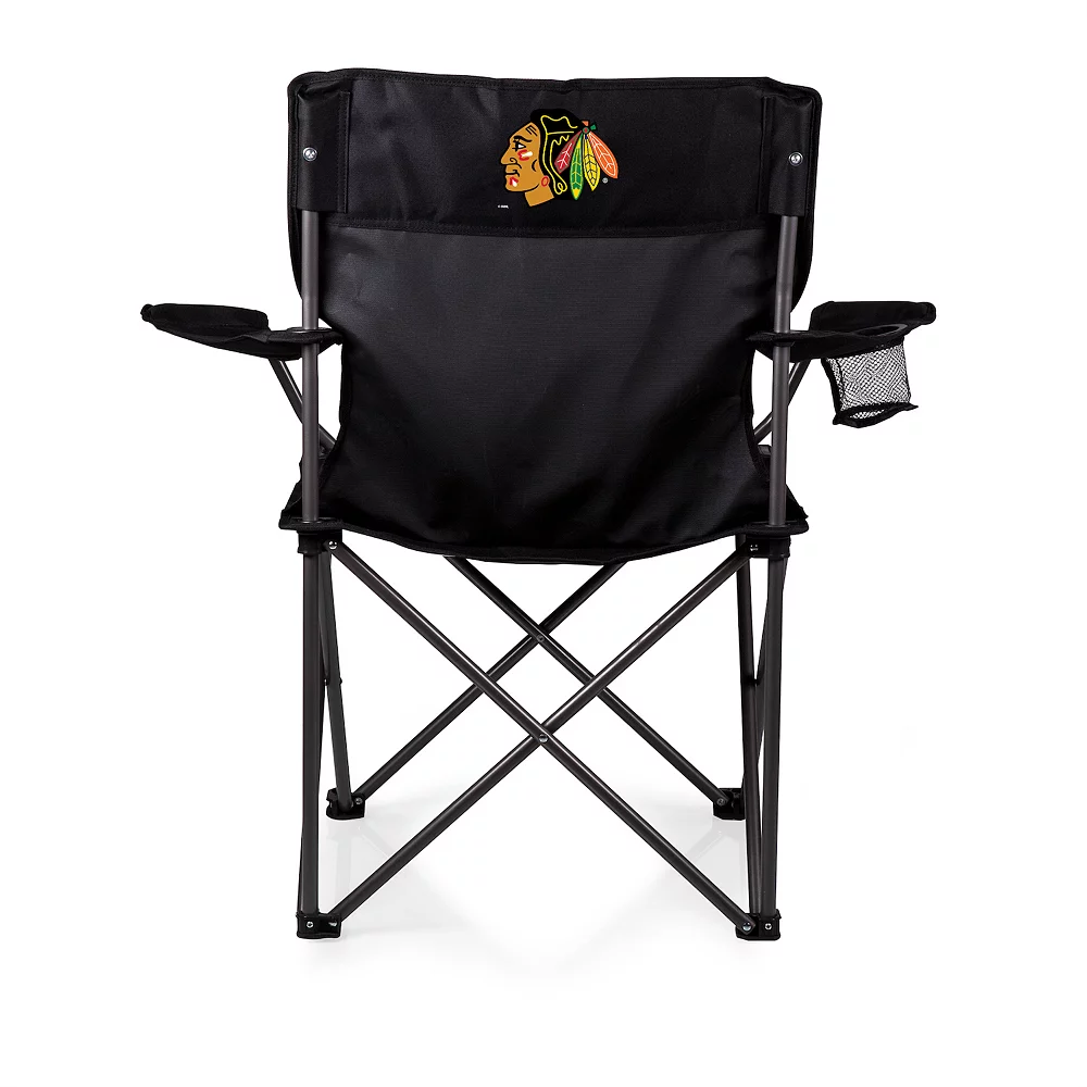 Picnic Time Chicago Blackhawks PTZ Folding Camp Chair 3 Picnic Time Chicago Blackhawks PTZ Folding Camp Chair