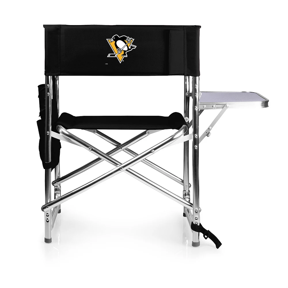Picnic Time Pittsburgh Penguins Foldable Sports Chair 3 Picnic Time Pittsburgh Penguins Foldable Sports Chair