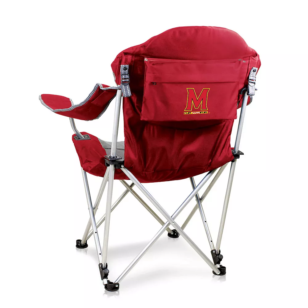 Picnic Time Maryland Terrapins Reclining Camp Chair 3 Picnic Time Maryland Terrapins Reclining Camp Chair